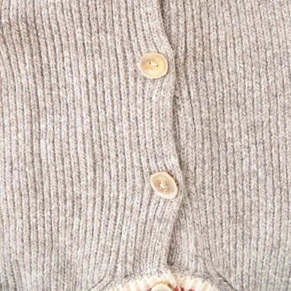 Cape Enrage Vintage Grey 100% Wool Sleeveless Vest ~Sz 46 - Picture 5 of 13